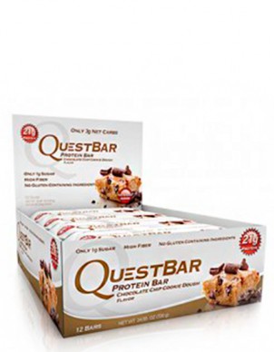 Quest Nutrition Quest Bar - Печенье с кусочками шоколада