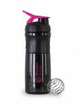 Blender Bottle SportMixer чёрно-розовый